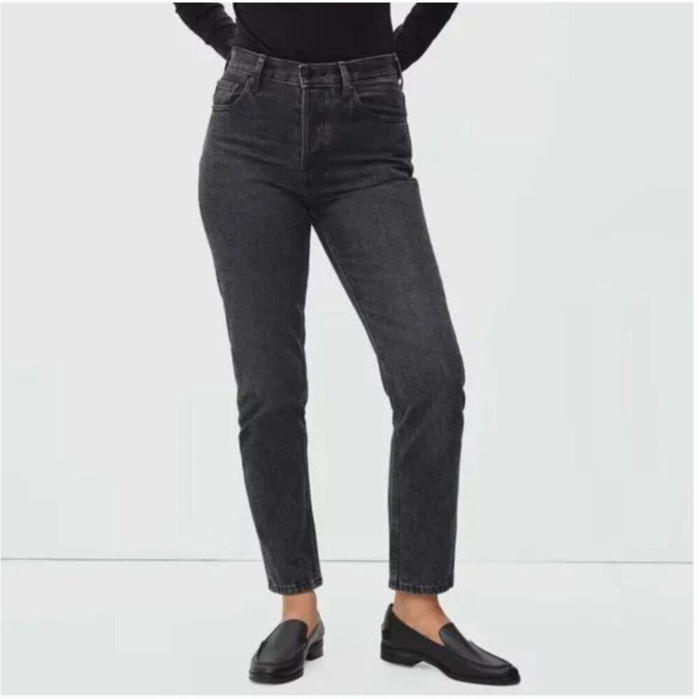 Everlane the 90's Cheeky Jean in Washed Black 26R